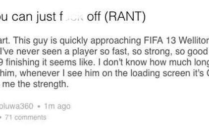 Jucatorul Din Fifa 17 Care I A Enervat Pe Gameri