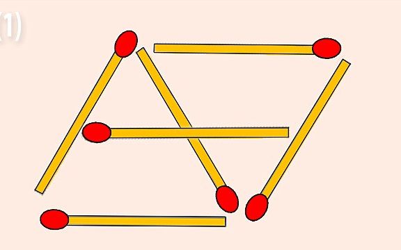 Provocarea Pe Care 1 Persoana Din 100 Stiu Sa Rezolve Cum Formezi 4 Triunghiuri Prin Mutarea A 2 Bete