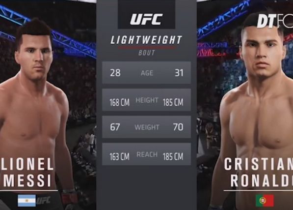 Cum ar arata un meci intre Leo Messi si Cristiano Ronaldo in UFC :) Cum Ar Arata Un Meci Intre Leo Messi Si Cristiano Ronaldo In Ufc