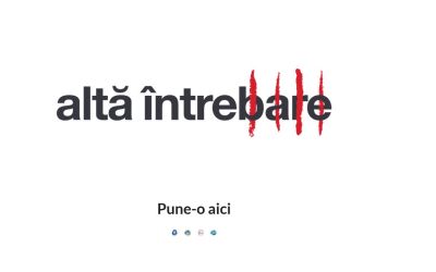 A fost creat site-ul AltaIntrebare.ro. Ce gasesti pe acesta