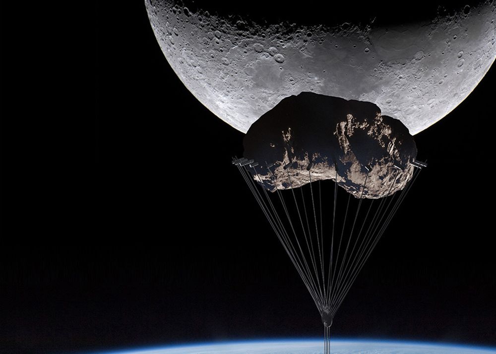 Proiect uluitor pentru cel mai inalt turn din lume! Cladirea va fi suspendata de un asteroid Proiect Uluitor Pentru Cel Mai Inalt Turn Din Lume Cladirea Va Fi Suspendata De Un Asteroid