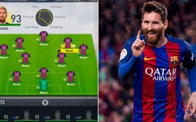 Ce se intampla cand alcatuiesti o echipa cu 11 de Messi in FIFA 17! VIDEO