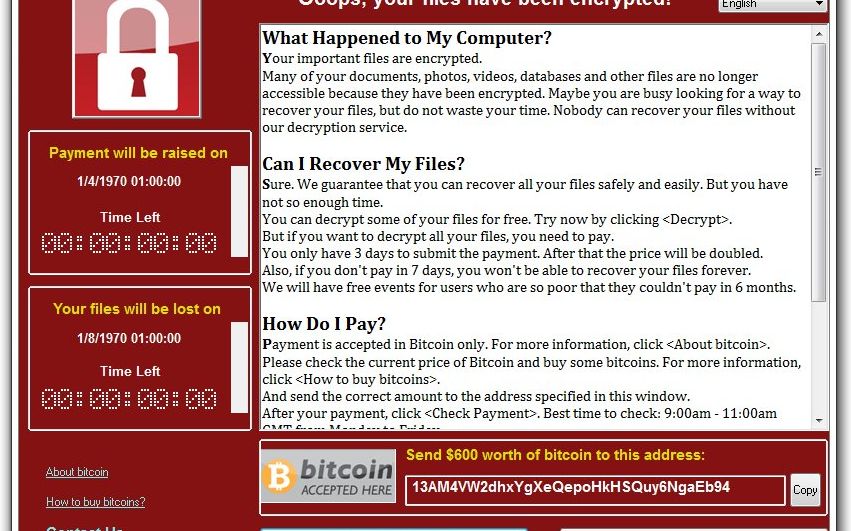 Cel Mai Mare Atac Cibernetic La Nivel Mondial S A Soldat Cu Peste 130 000 De Victime In 100 De Tari