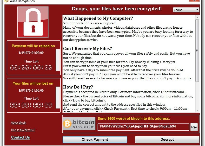 Cel Mai Mare Atac Cibernetic La Nivel Mondial S A Soldat Cu Peste 130 000 De Victime In 100 De Tari