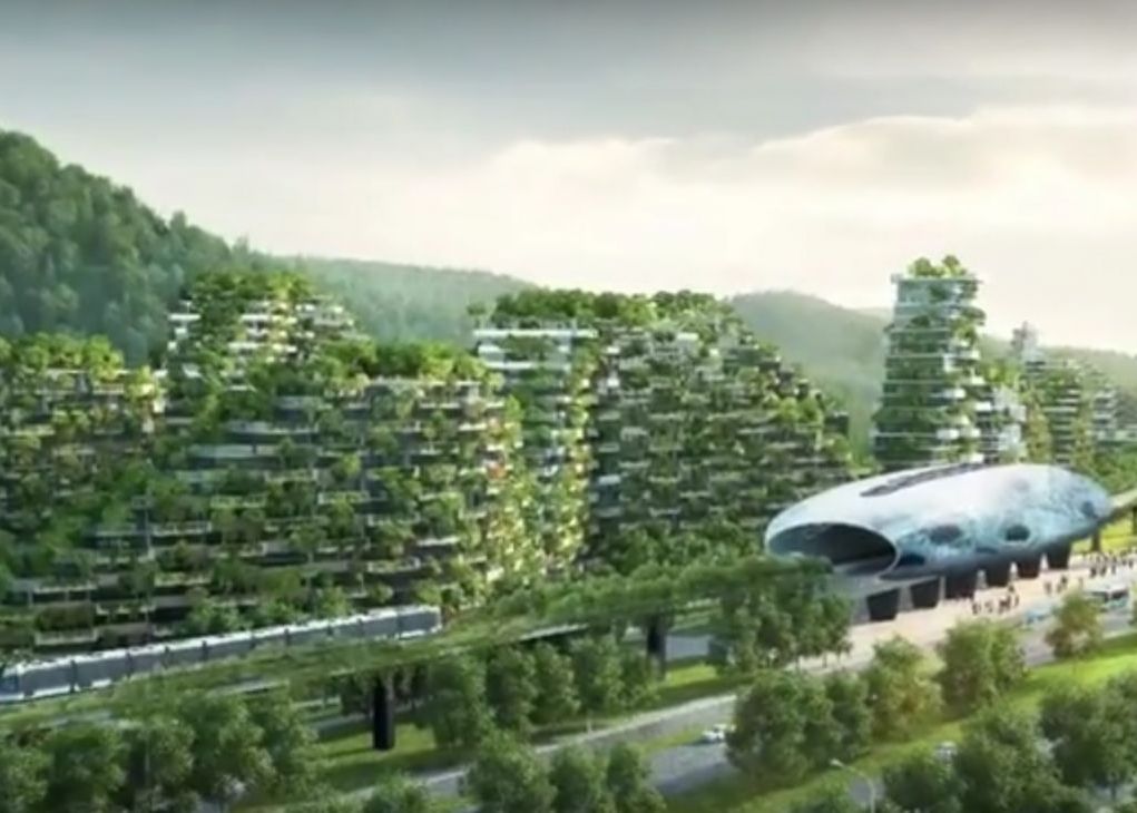 China Construieste Primul Oras Padure Din Lume Cladirile De Aici Vor Reduce Nivelul De Poluare