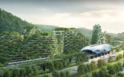 China construieste primul oras-padure din lume! Cladirile de aici vor reduce nivelul de poluare