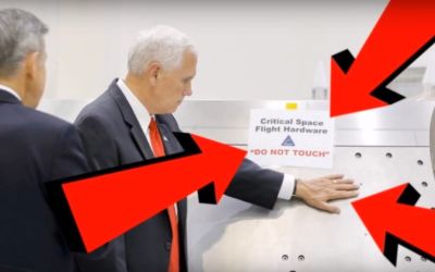 Gestul de care rade o lume intreaga! Ce-a facut vicepresedintele american cu un echipament NASA