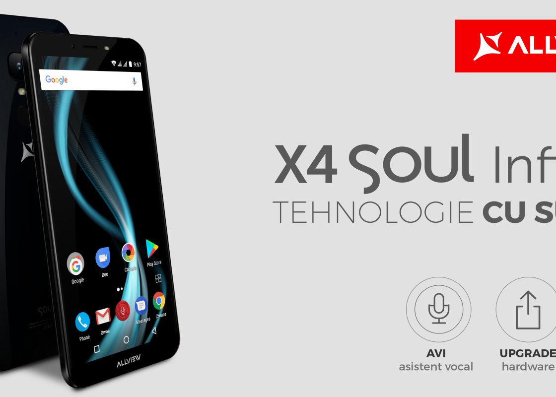 Allview Lanseaza X4 Soul Infinity Si X4 Soul Infinity Plus Telefoane Cu Asistent Vocal In Limba Romana