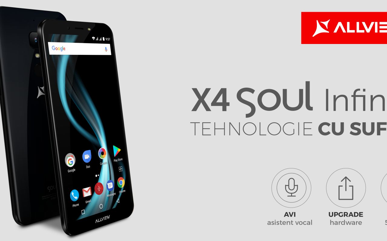 Allview Lanseaza X4 Soul Infinity Si X4 Soul Infinity Plus Telefoane Cu Asistent Vocal In Limba Romana