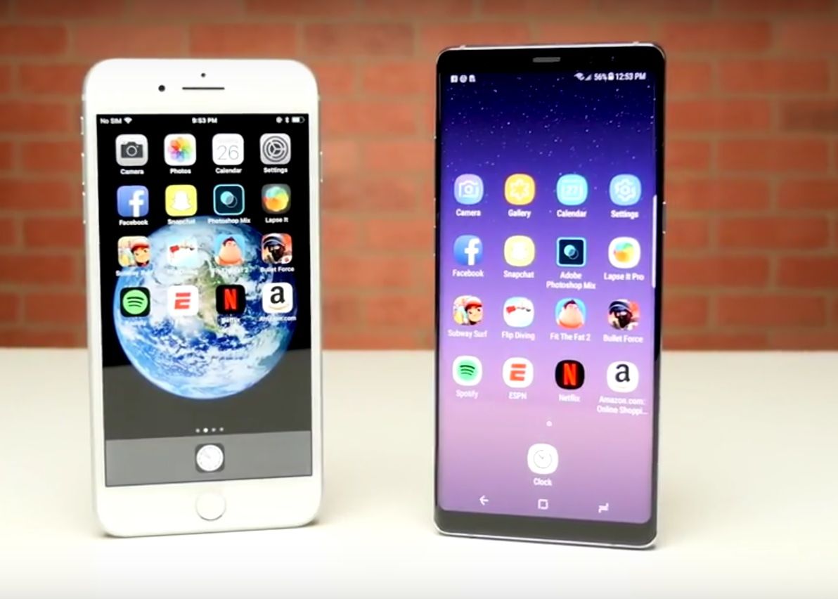 Test de viteza iPhone 8 Plus versus Samsung Galaxy Note 8. Care este mai rapid Test De Viteza Iphone 8 Plus Versus Samsung Galaxy Note 8 Care Este Mai Rapid