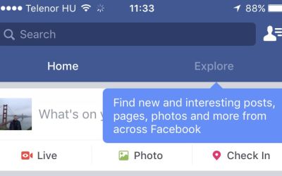 Sectiunea Explore de la Facebook este disponibila de acum si pentru PC