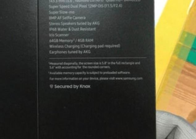 Secretul A Fost Dezvaluit Detalii Despre Specificatiile Galaxy S9 Dezvaluite Intr O Fotografie