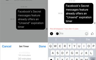Facebook va lansa optiunea Unsend pentru orice mesaj trimis prin aplicatia Messenger