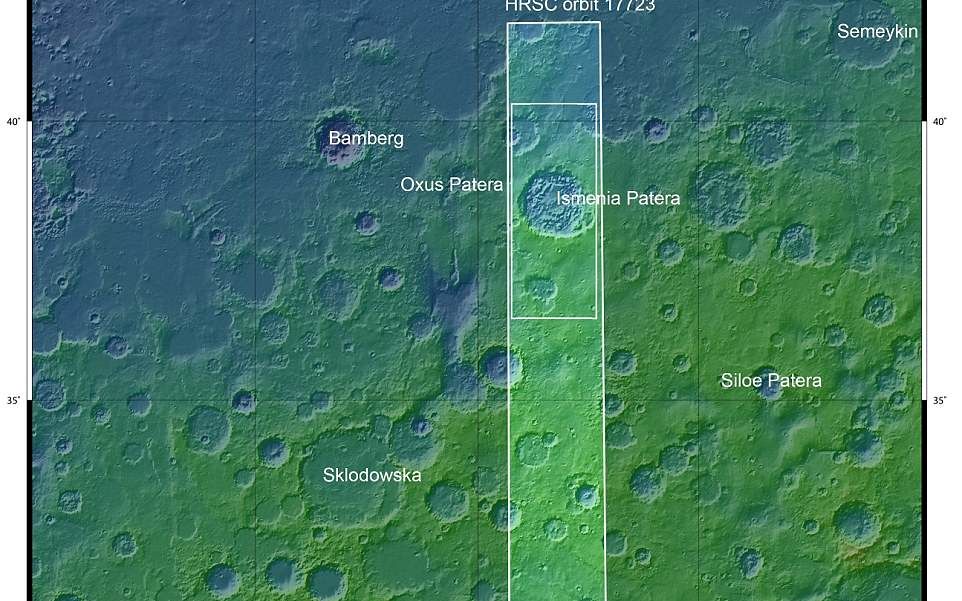 Astronomii, uimiti de un crater urias observat pe Marte. Nimeni nu stie cum s-a format Astronomii Uimiti De Un Crater Urias Observat Pe Marte