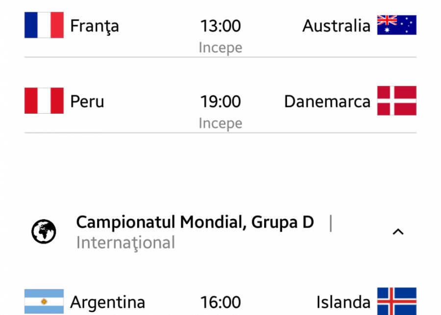 Sport Ro A Lansat O Noua Aplicatie Sectiune Dedicata Cupei Mondiale Cea Mai Tare Sectiune De Livescores
