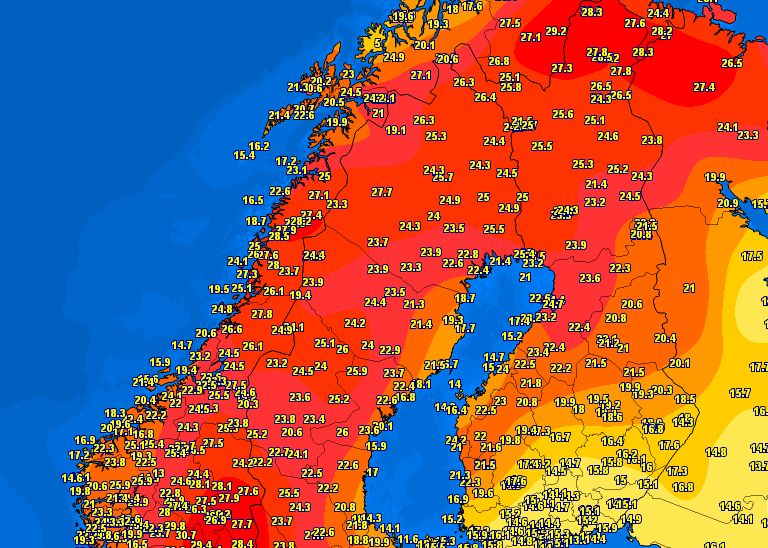 In Norvegia E Mai Cald Ca In Romania Temperaturi Record Inregistrate Aproape De Cercul Polar