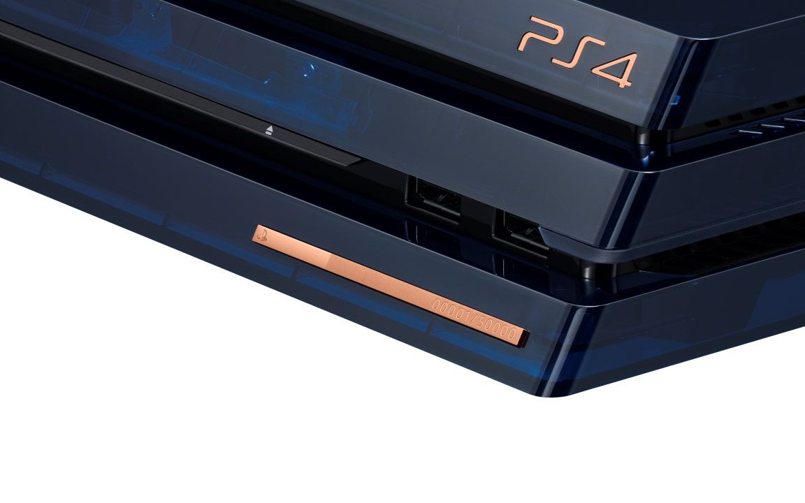 Sony Lanseaza Editia Limitata A Consolei Ps4 Pro Cu Design Special Playstation4 Pro 500 Million
