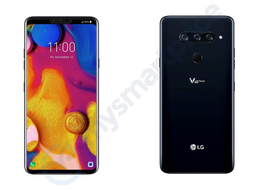 Primele imagini cu LG V40 ThinQ. Noul smartphone va avea cinci camere foto Primele Imagini Cu Lg V40 Thinq Noul Smartphone Va Avea Cinci Camere Foto
