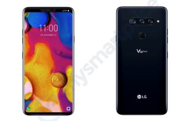 Primele imagini cu LG V40 ThinQ. Noul smartphone va avea cinci camere foto