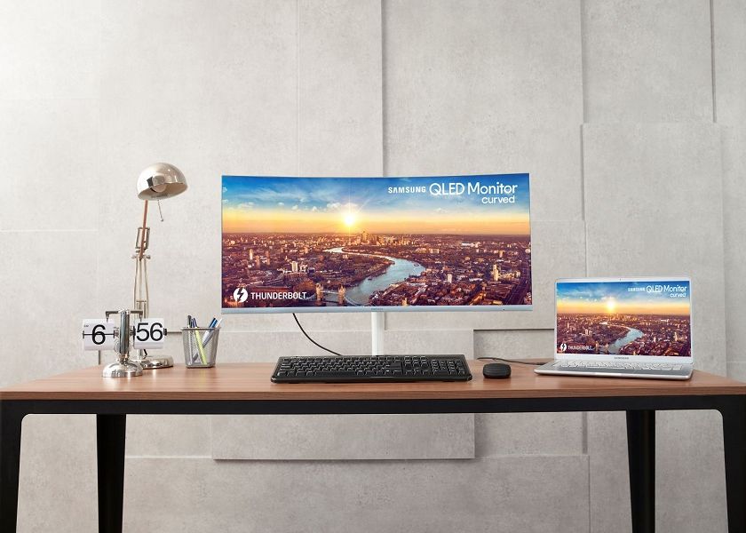 Samsung Lanseaza La Ifa Berlin Primul Monitor Curbat Qled Thunderbolt 3 Din Lume 1