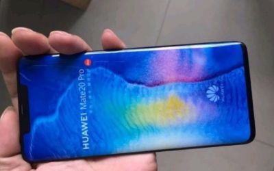 Design inedit pentru noul Huawei Mate 20 Pro. Telefonul va avea senzor de amprentă integrat în ecran
