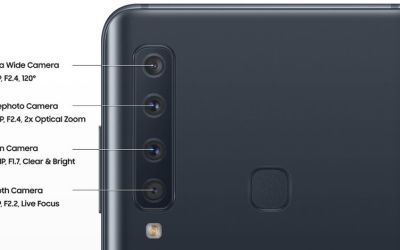 Samsung a prezentat primul smartphone din lume cu o cameră foto cvadruplă: Galaxy A9