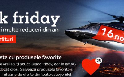 Reduceri uriașe la eMAG de Black Friday 2018. Cât vor costa un ceas Fossil și un smart TV 4K