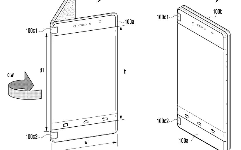 Samsung Va Lansa Un Smartphone Cu Doua Ecrane Detasabile Care Pot Functiona Independent