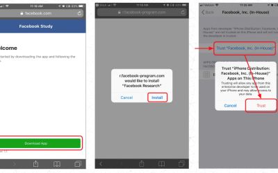 Rețeaua Facebook, acuzată că a plătit utilizatori pentru a-i putea spiona