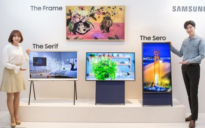 Samsung a lansat primul televizor vertical din lume. Prețul uriaș cu care vine pe piață