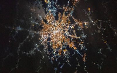 Cum arată Bucureștiul văzut din spațiu. Fotografia spectaculoasă distribuită de NASA