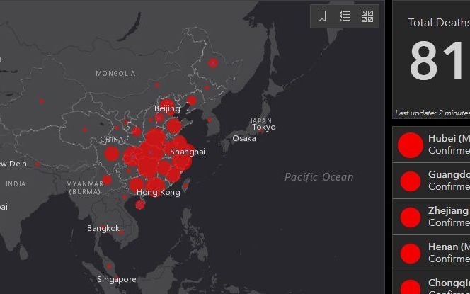 Site Ul Care Iti Arata In Timp Real Cum Se Raspandeste Coronavirus