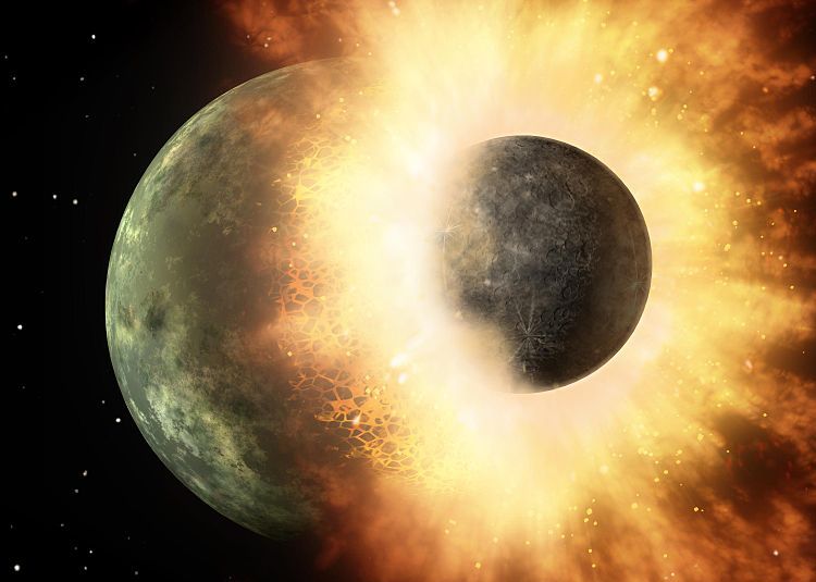 Prima dovadă a impactului cosmic care a dus la formarea Lunii Prima Dovada A Impactului Cosmic Care A Dus La Formarea Lunii
