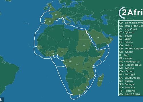 Facebook va construi o uriașă rețea de cabluri subacvatice în jurul Africii Facebook Va Construi O Uriasa Retea De Cabluri Subacvatice In Jurul Africii