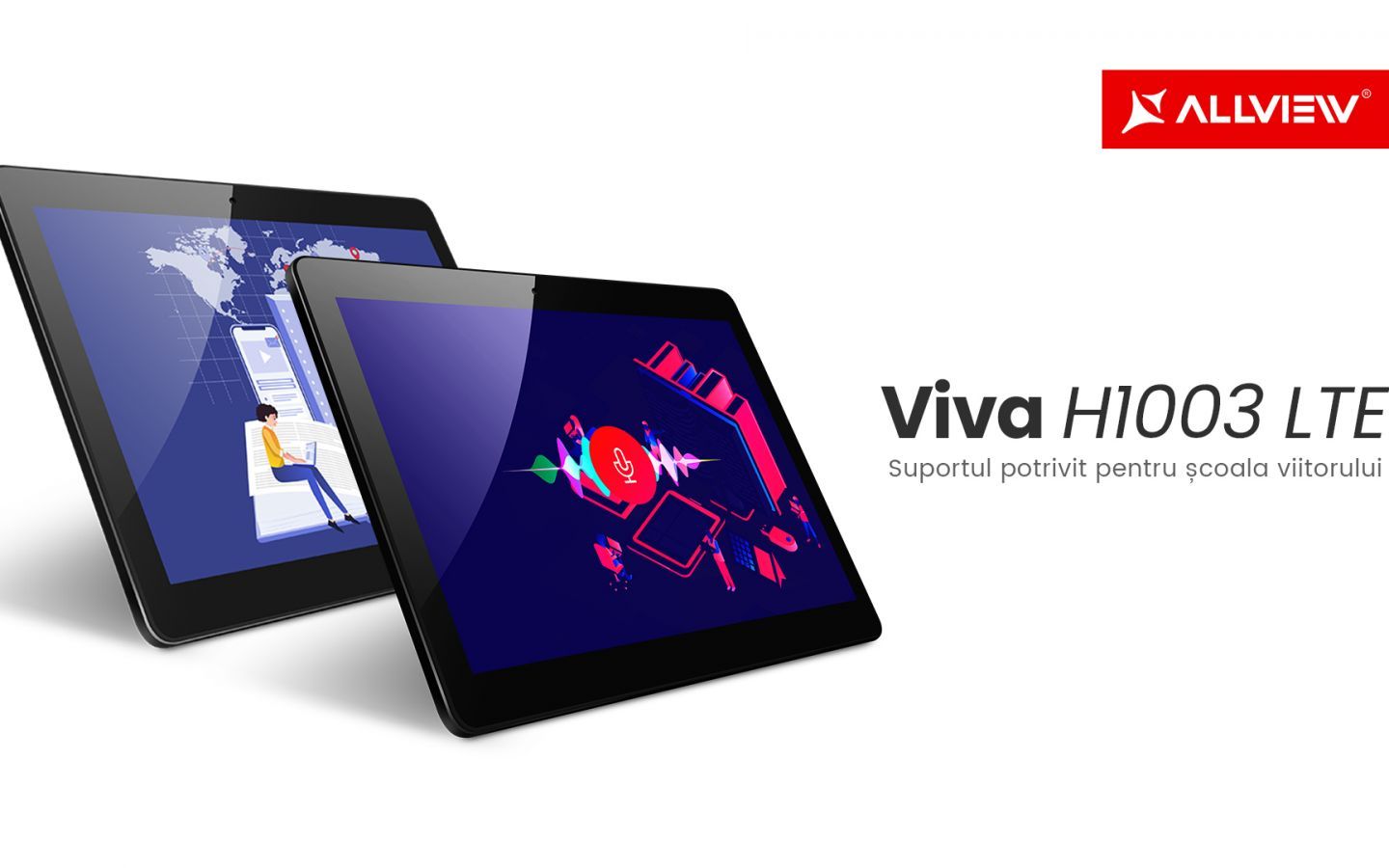 Allview Lanseaza Tableta Viva H1003 Lte Suportul Potrivit Pentru Scoala Viitorului