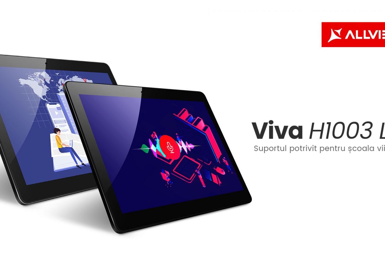 Allview lansează tableta Viva H1003 LTE, suportul potrivit pentru școala viitorului Allview Lanseaza Tableta Viva H1003 Lte Suportul Potrivit Pentru Scoala Viitorului