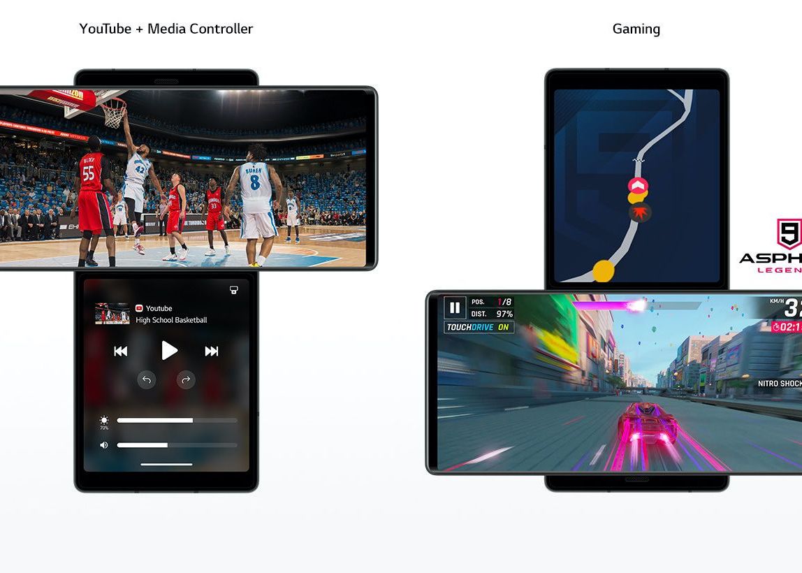 Lg A Lansat Wing Telefonul Extensibil Cu Doua Ecrane