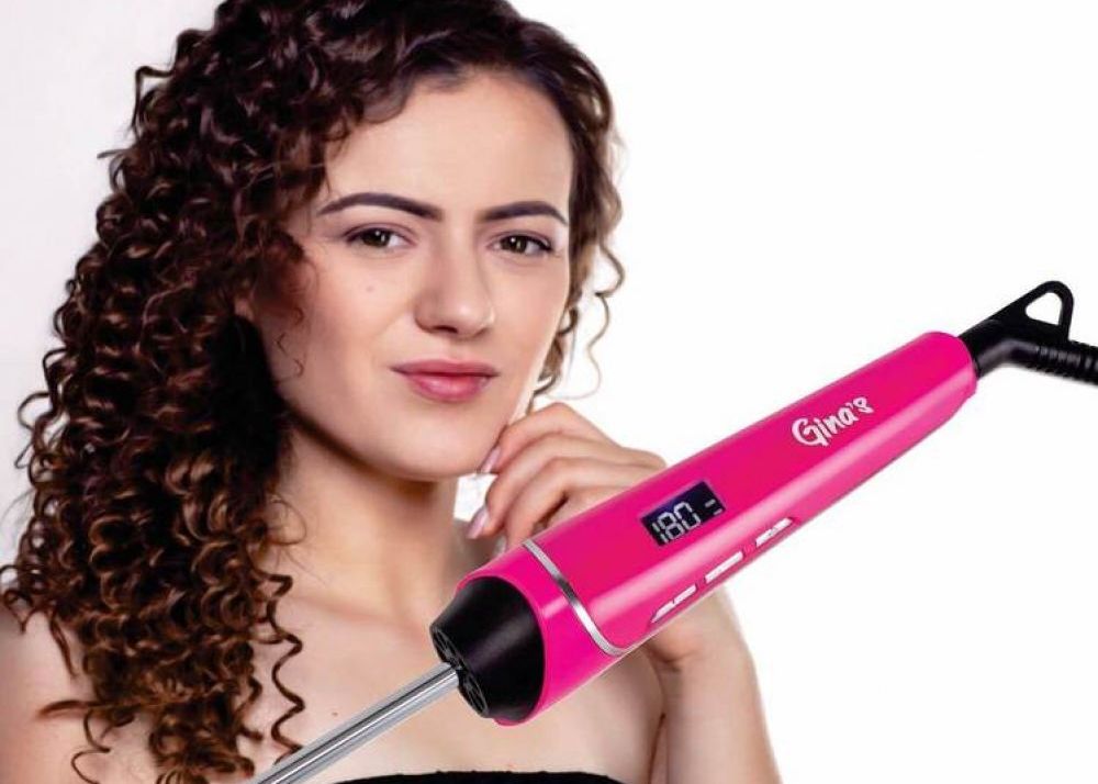 P Tija Din Titan De Doar 7 Mm Si 5 Setari Digitale De Temperatura Noul Ondulator Pentru Bucle Afro De