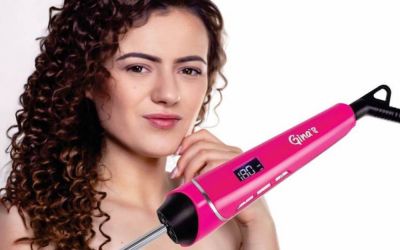 (P) Tijă din titan de doar 7 mm și 5 setări digitale de temperatură - noul ondulator pentru bucle afro de la Gina s!