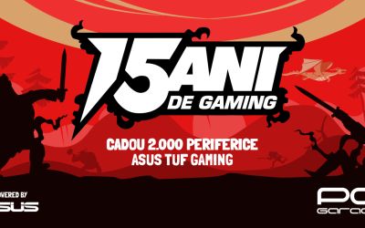 (P) PC Garage aniversează 15 ani de activitate 2.000 de periferice ASUS cadou și multiple reduceri de prețuri