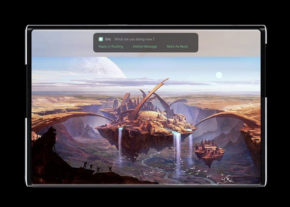 Oppo A Prezentat Conceptul Unui Smartphone Cu Ecran Care Se Ruleaza