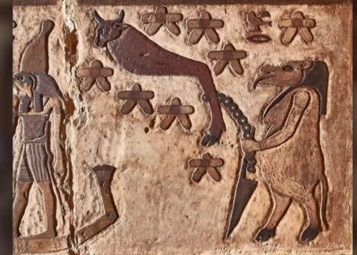 Imagini stranii, descoperite pe pereții unui templu egiptean. Ce reprezintă basorelieful Imagini Stranii Descoperite Pe Peretii Unui Templu Egiptean Ce Reprezinta Basorelieful