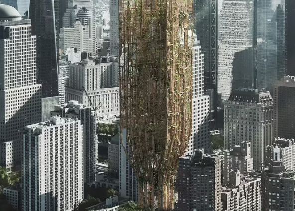 Zgârie-nori construiți din copaci: proiectul inedit al unor arhitecți Zgarie Nori Construiti Din Copaci Proiectul Inedit Al Unor Arhitecti