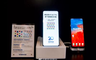 Visionox a prezentat viitorul camerelor ascunse sub display 