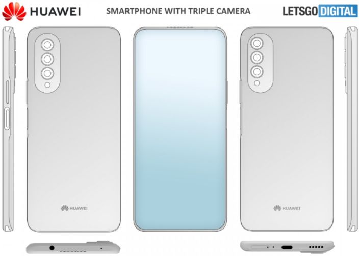 Huawei A Patentat Un Telefon Inovator Cu O Camera De Selfie Integrata Sub Display