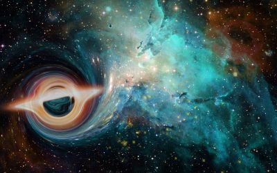 Gaura neagră din centrul galaxiei, considerată un „monstru adormit”, a aruncat în univers un jet de flăcări 