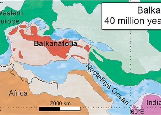 Continentul pierdut și redescoperit după 40 de milioane de ani. Istoricii au fost uimiți Continentul Pierdut Al Eurasiei Cum A Permis Balkanatolia Mamiferelor Din Asia Sa Colonizeze Europa Acum