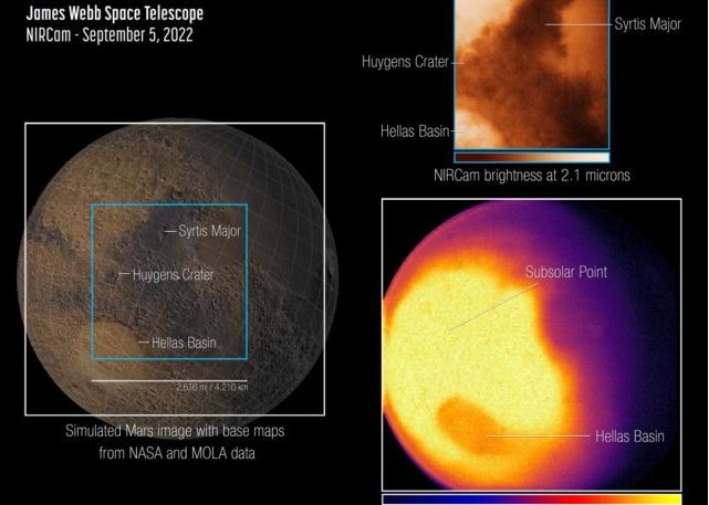 Prima perspectivă asupra lui Marte oferită de telescopul James Webb dezvăluie Planeta Roșie într-o nouă lumină Prima Perspectiva Asupra Lui Marte Oferita De Telescopul James Webb Dezvaluie Planeta Rosie Intr O Noua