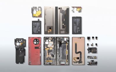 Cum arată un telefon pliabil la interior? VIDEO cu vivo X Fold2 dezasamblat