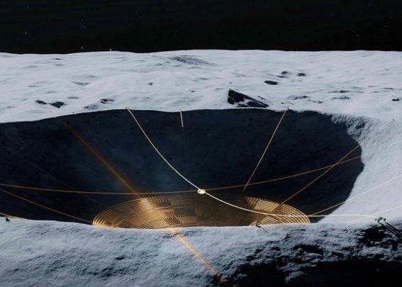 Oamenii De Stiinta Dezvaluie Planuri De A Construi Un Zhipertelescop Urias Pe Luna